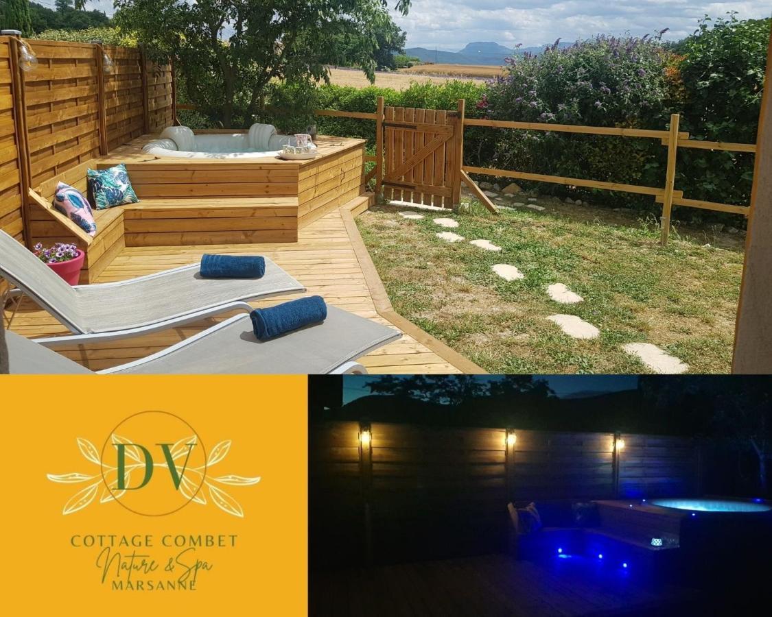 Cottage Combet Gite Climatise Avec Jacuzzi Marsanne Kültér fotó